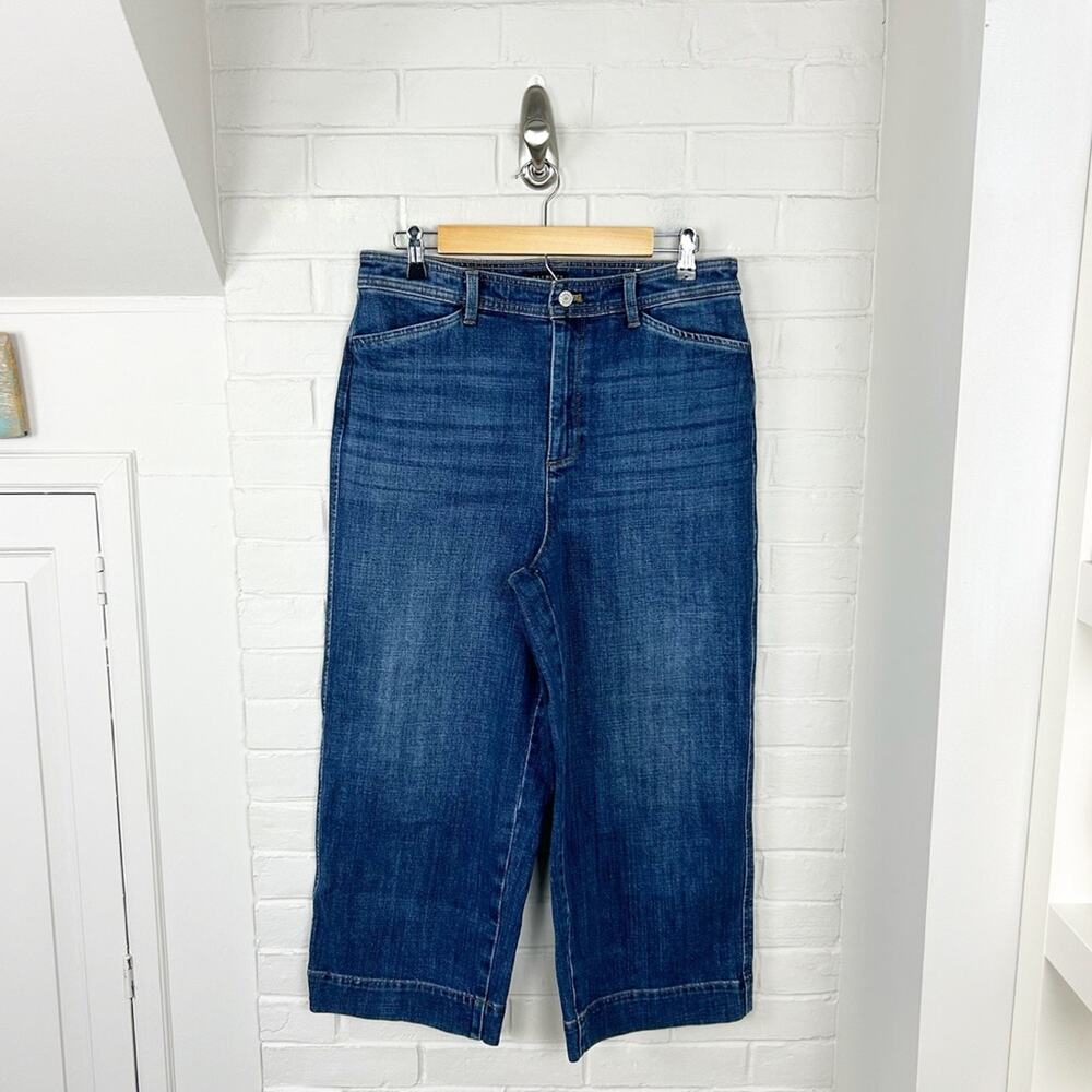 Talbots Wide Leg Crop Jeans Size 10